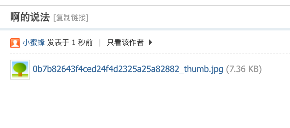 發(fā)帖后只顯示文字，不顯示具體圖片